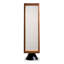 Vitrines en bois brun et noir