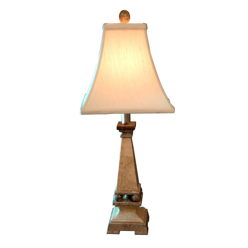 Chartreuse Marble Lamp
