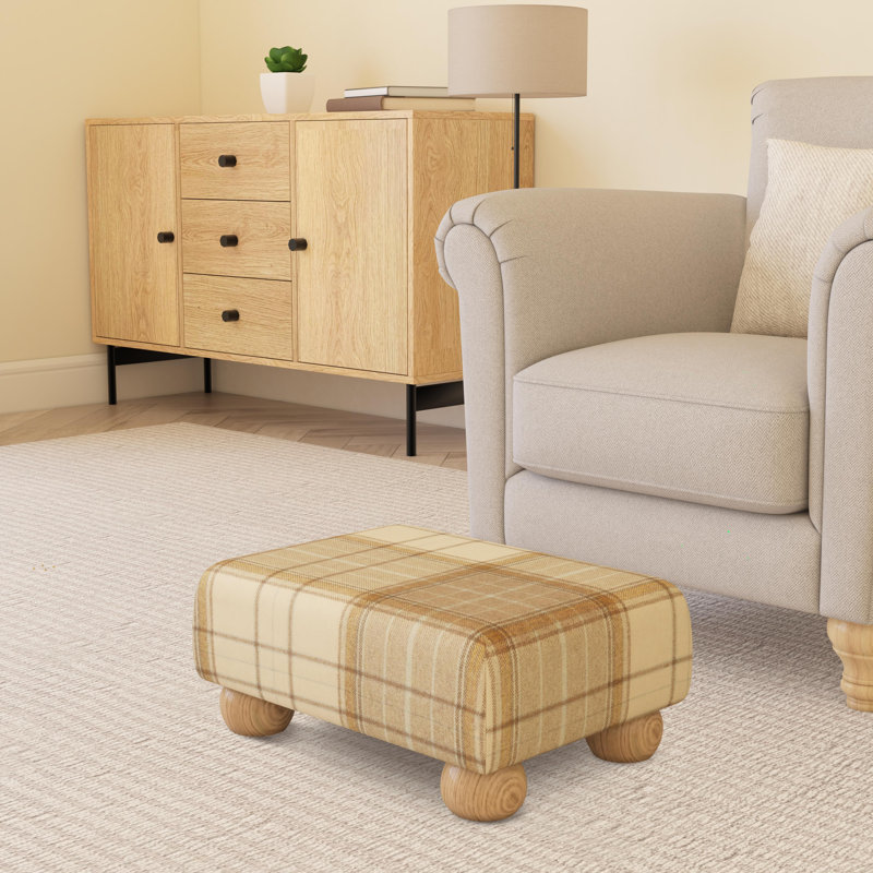 Manufactured Wood Accent Stool, Natural