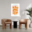 «Flower Market Oranges Vibrant Fruit Summer», art mural-1303915564