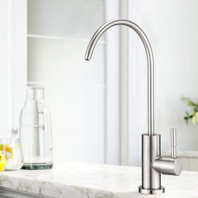Stainless Steel Drinking Tap - Smooth Inner Wall, No Drip, 360 Swivel Water Rust, Rotation, Excellent Seal, Stylish Look