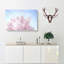 Pink Japanese Cherry Tree In Spring In Abstract - Wrapped Canvas-55339303