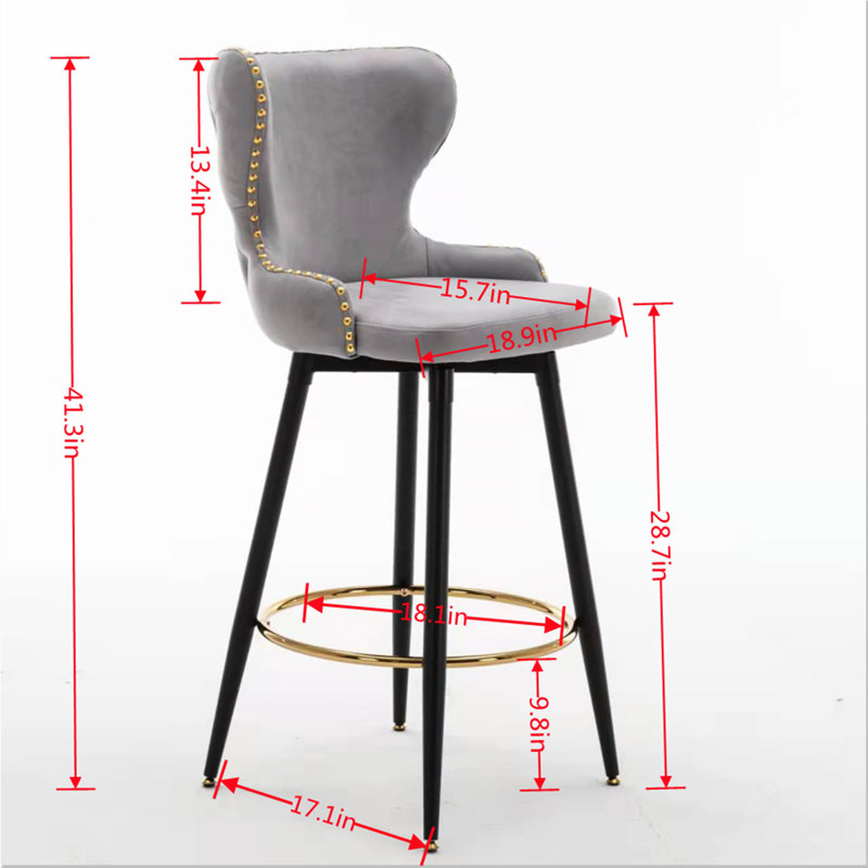 Chaise d'appoint Highbridge, Gris clair