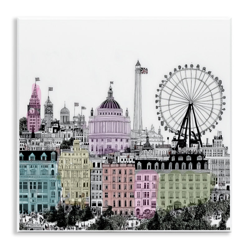 London City of the World, plaque murale par Annabelle Hall