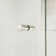 Halo 48.5 in. x 58 in. Fully Frameless Glass Hinge Bathtub Door