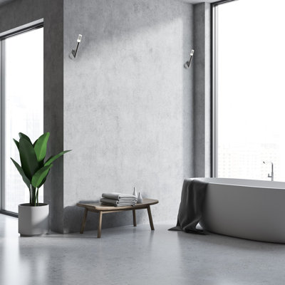 Inaya Steel LED Wallchiere