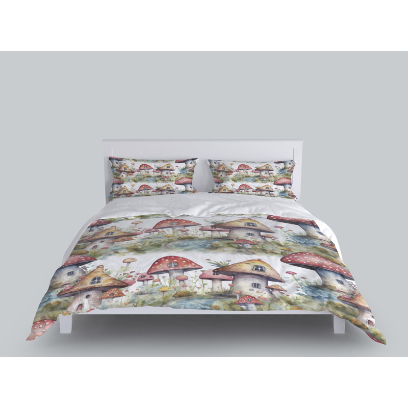 Abstract Duvet Cover, King Duvet Cover + 2 King Shams
