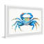 Blue And Orange Crab - Single Picture Frame Painting-564791746
