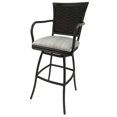 34" Patio Bar Stool by Red Barrel Studio