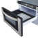 Cosmo 24 in. Built-in Microwave Drawer with Automatic Presets, Touch Controls, Defrosting Rack and 1.2 cu. ft. Capacity in Stainless Steel