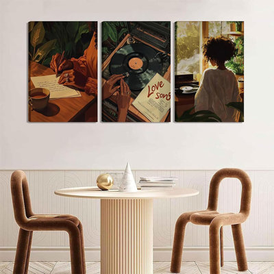 3 Piece Wrapped Canvas Print