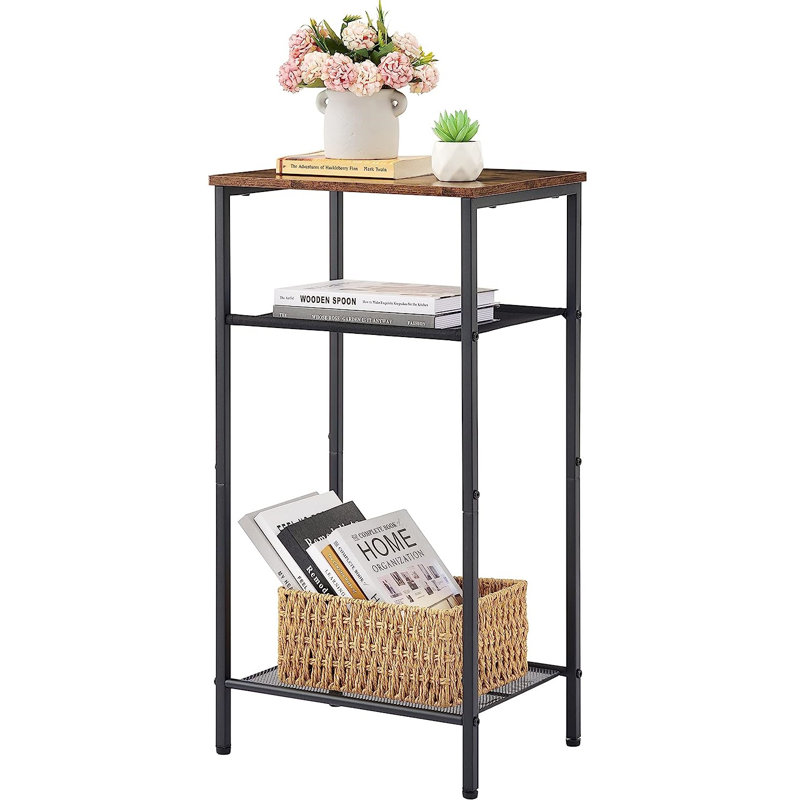 Ainoha End Table, Rustic Brown