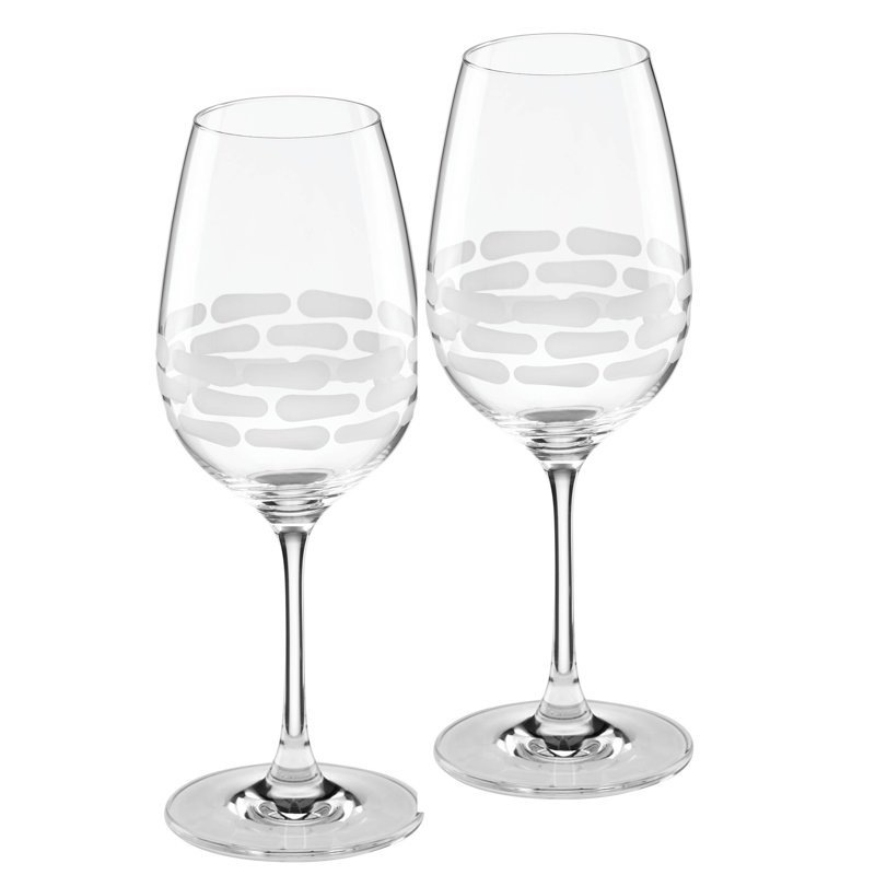Truro Handmade Wine Glass, White