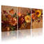 «Plants & Flowers Autumn Flowers», ensemble de 3 impressions sur toile-677108855