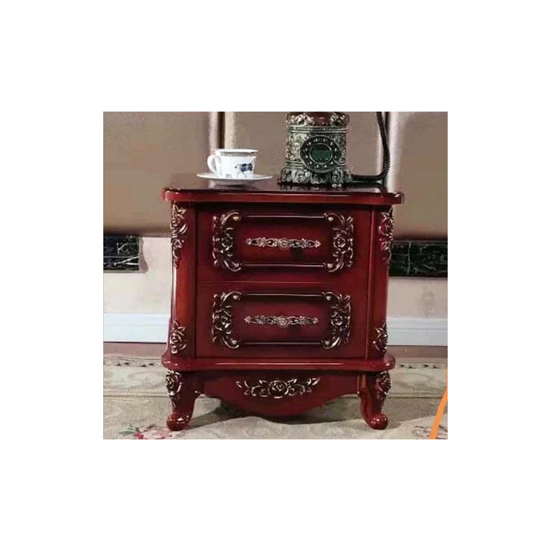 Carnasheeran Side Table European Nightstands Vintage Ordinary Style