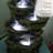 Outdoor Rock Fountain with Lights