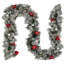 12'' in. Lighted Faux Pine Garland