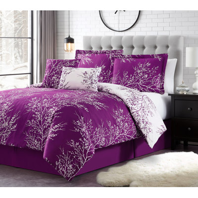 6-Piece Foliage Reversible Comforter Set
