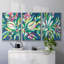 Blue Tropics I - ensemble de 3 reproductions sur toile-91890963-91890964