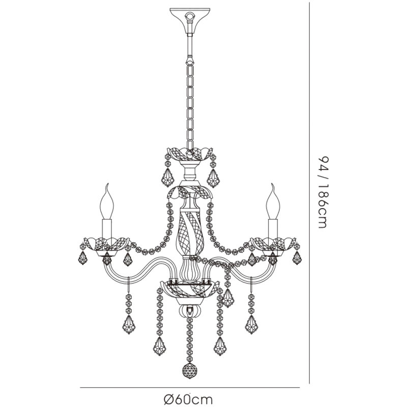 Lockhart Chandelier, 6 Light