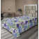 Drap plat à motif floral bohème Ambesonne