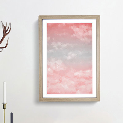 Through the Clouds in Abstract - Framed Print