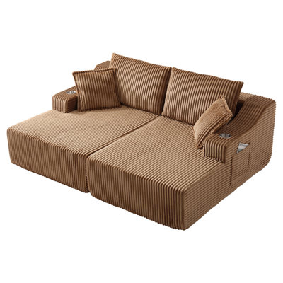 83'' Oversized Double Chaise Lounge