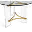 Tamara Round Glass Dining Table