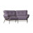 Terrace 82.5'' Wide Iron Loveseat with Cushions-26148305-26148286