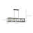 Alliona 4 - Light Black Kitchen Island Pendant