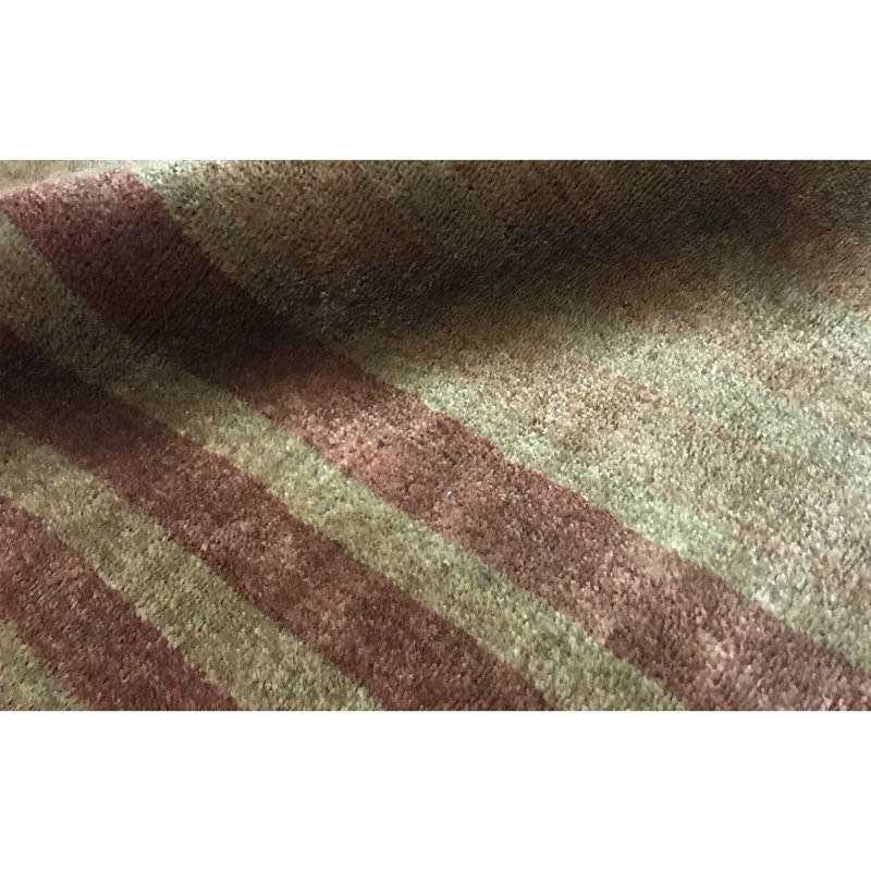 Tapis multicolore de haute qualité noué à la main, Rectangle 3 pi 9 po x 5 pi 11 po