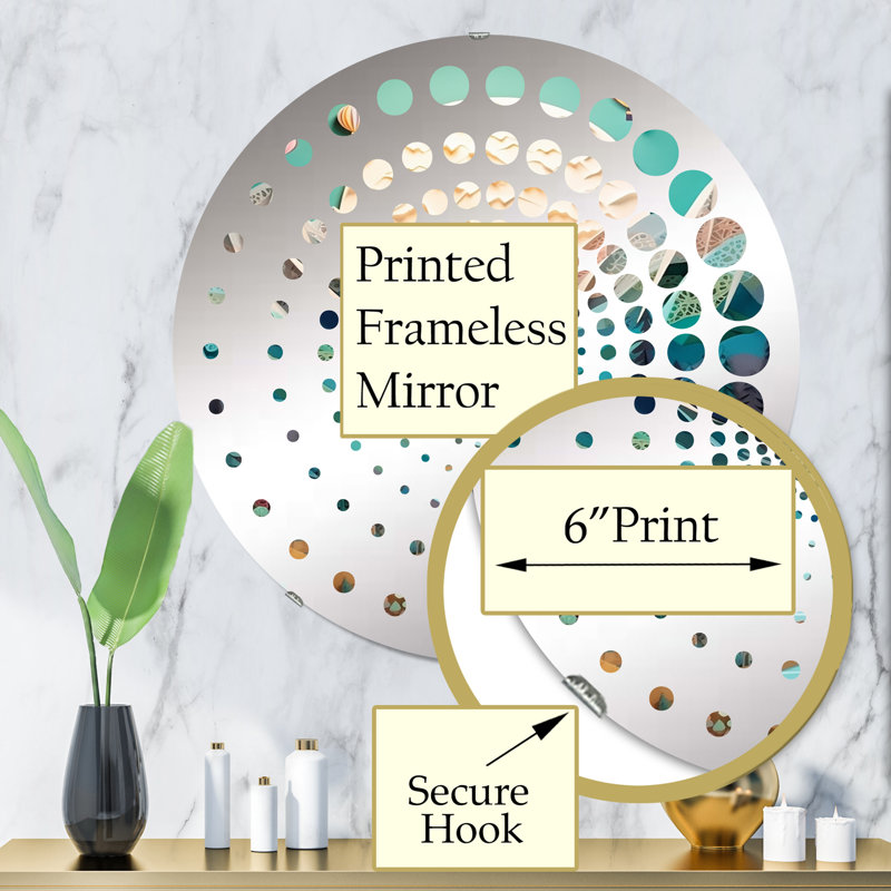 Jaequan Circle Mirror, 31.4" x 31.4"