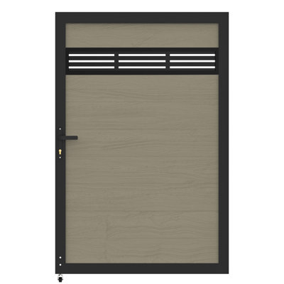 Barrière d'intimité décorative 6 pi H * 3 pi W avec cadre en métal et trousses de boutons