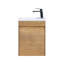 Meuble-lavabo flottant simple 16 po avec lavabo intégré Coinde-230344112