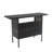 Outdoor Wicker Bar Table, A Square Rattan Bistro Bar Table With A Storage Rack, Suitable For Patios, Gardens, Poolside Areas, Balconies And Backyards.