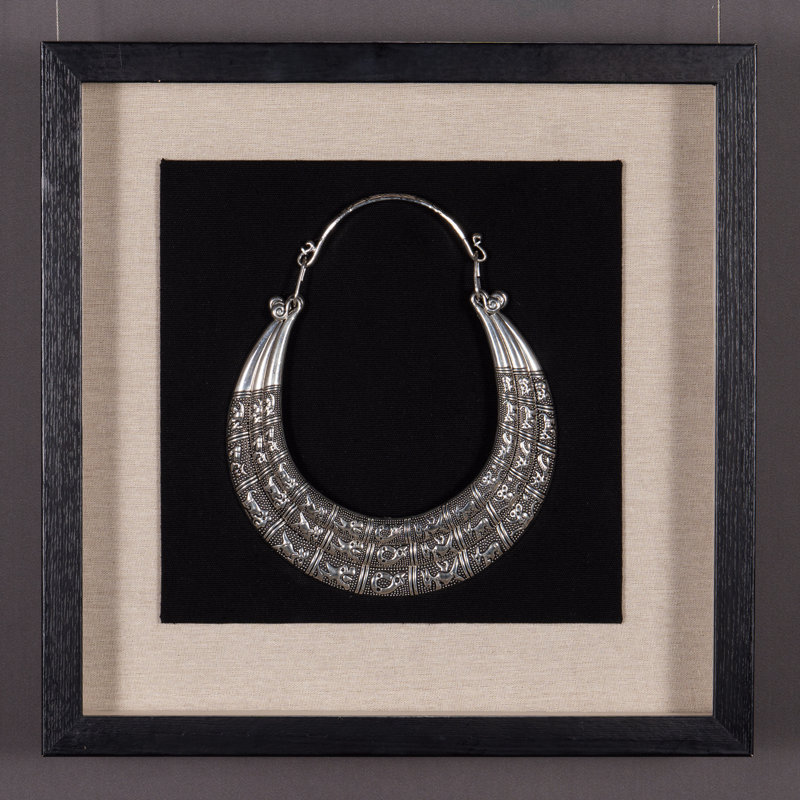 Handmade Tribal Necklaces Shadow Box Wall Décor