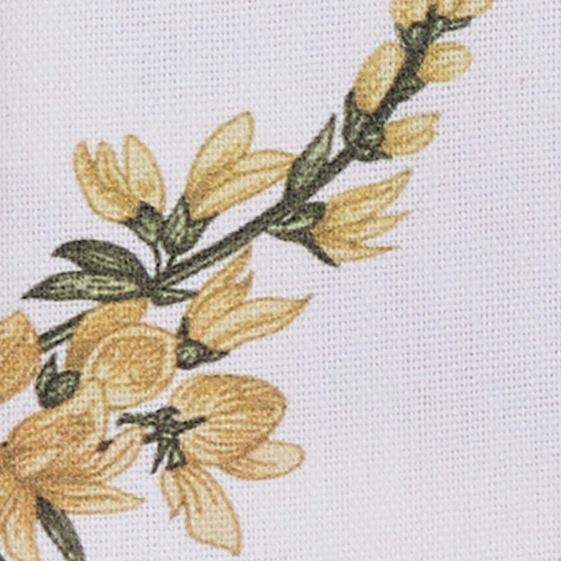  Flower Market White Floral Napkin Set of 4