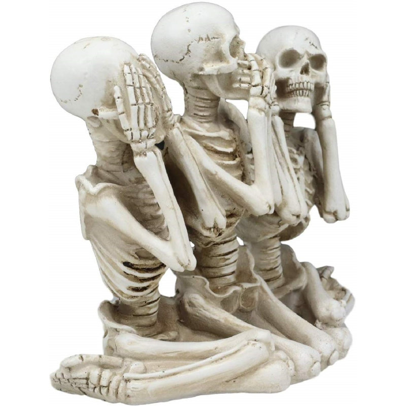 Figurine squelette féminin