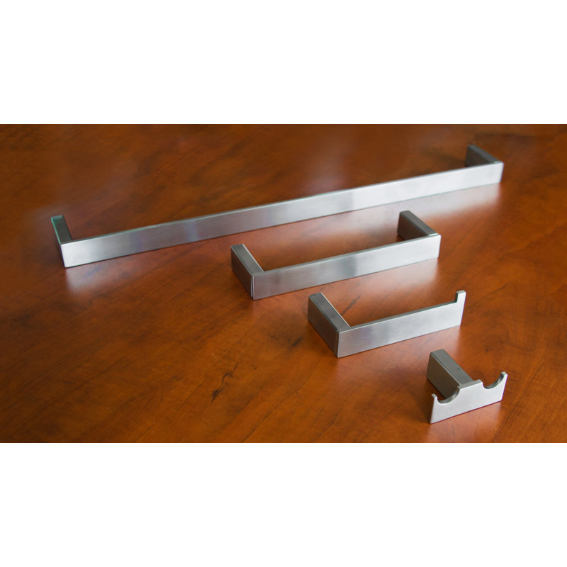 4 - Piece Bathroom Hardware Set, Brushed Nickel