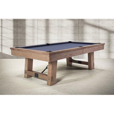 Isaac 8' Slate Pool Table In Honey Ash