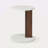 C-Shaped End Table Small Side Table For Couch Sofa Table With Frame For Living Room Bedroom Bedside