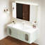 French cream style smart bathroom cabinet-1134536098