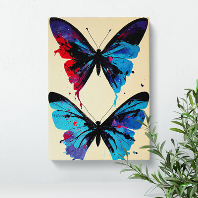 Butterflies Splatter Paint - Print