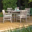 Outdoor Teak Dining Armchair-1869650787