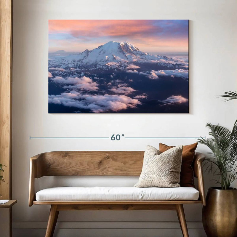 Alvord Mount Rainier, lever du jour, H 32 po x l 48 po