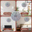 Flocon de neige-paillettes-horloge-cadran