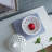 White Ceramic Lidded Jar with Lattice Design