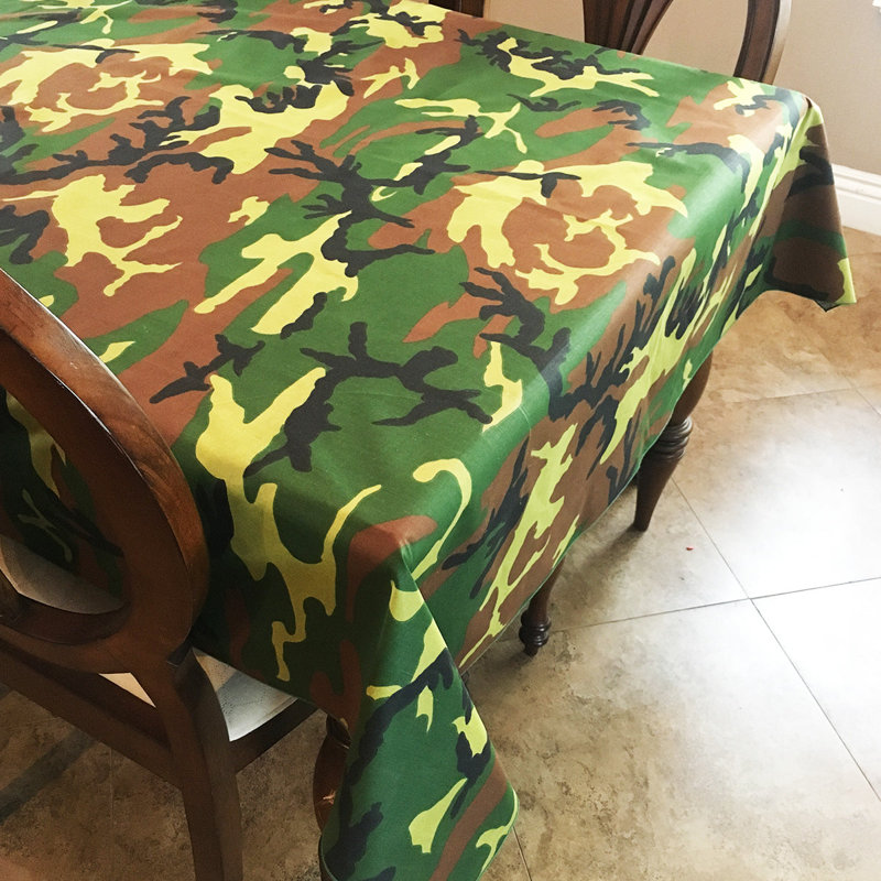 Camouflage Print Tablecloths, 48" Square 
