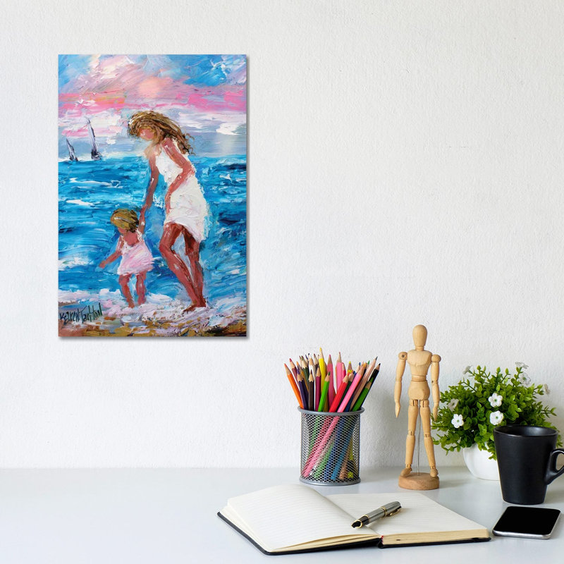 A Mother's Love by Karen Tarlton - Wrapped Canvas Painting, 20.32 cm H x 30.48 cm W