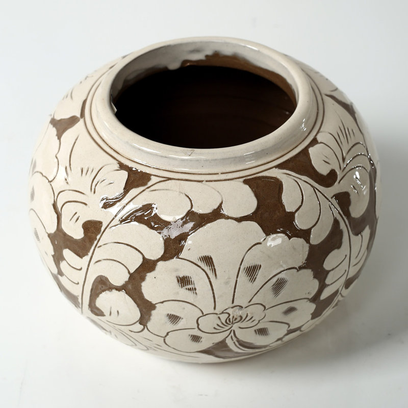 Env. Vase rond 4,7 pouces à double vitrage Amalfi (ouverture 5,9 ")